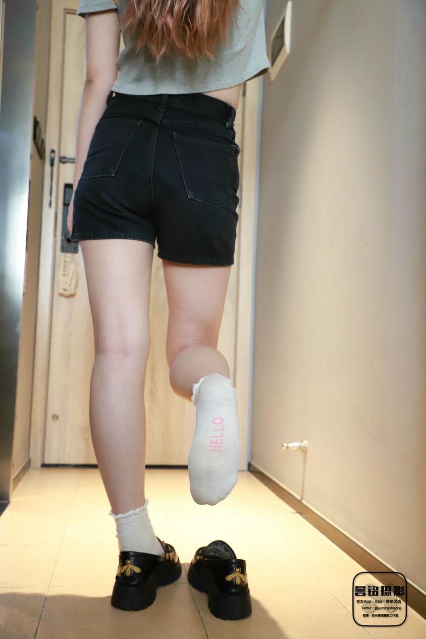 好有原味的一套玉足，棉袜图